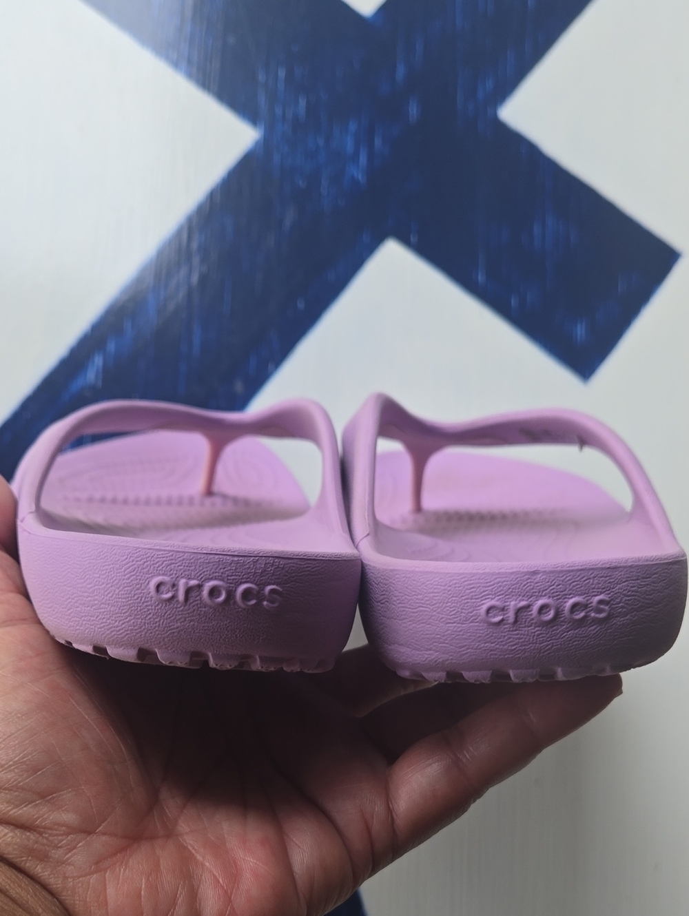 Crocs Kadee II Orchid Purple Flip Flop Size 7 - Picture 6 of 9